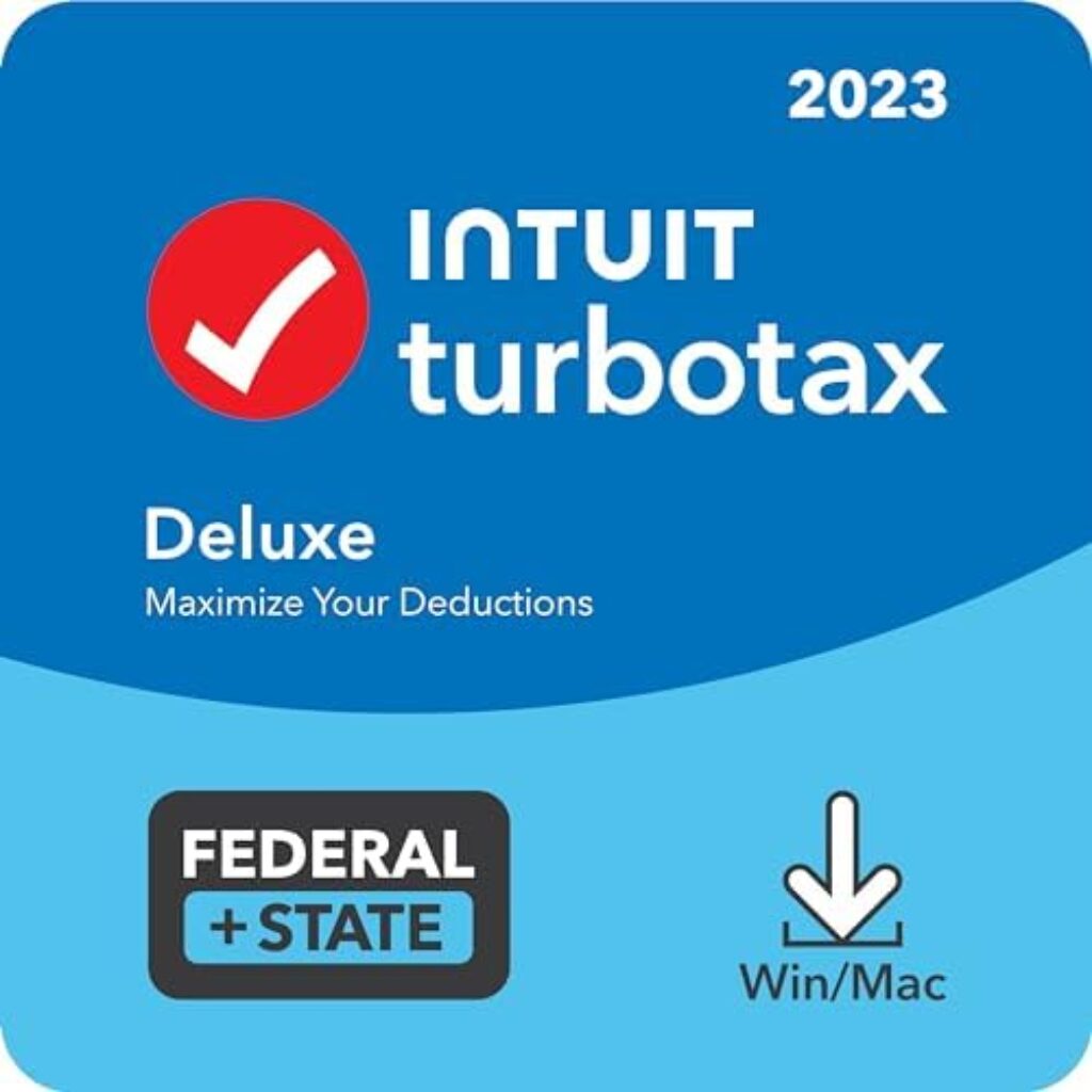 1710224970 41V3Op2qIfL. AC TurboTax Deluxe 2023 Tax Software, Federal & State Tax Return [Amazon Exclusive] [PC/Mac Download] Edu Expertise Hub Software