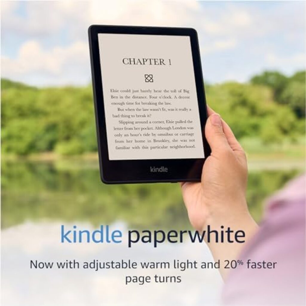 1710444944 41jQhzP3qyL. AC Amazon Kindle Paperwhite (8 GB) – Now with a larger display, adjustable warm light, increased battery life, and faster page turns – Black Edu Expertise Hub Tablets & E-Readers