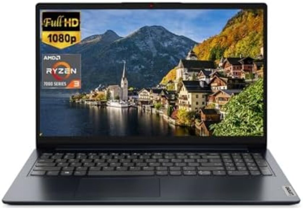 1711375506 41IMsmlcKVL. AC Lenovo IdeaPad Laptop, 15.6" 1920 x 1080 (FHD) Display, AMD Ryzen 3 7320U Processor, 8GB LPDDR5 RAM, 256GB SSD, Wi-Fi 6, SD Card Reader, HDMI, Webcam, Windows 11 S, Abyss Blue, EAT Cloth Edu Expertise Hub Web Development & Design laptops desktops