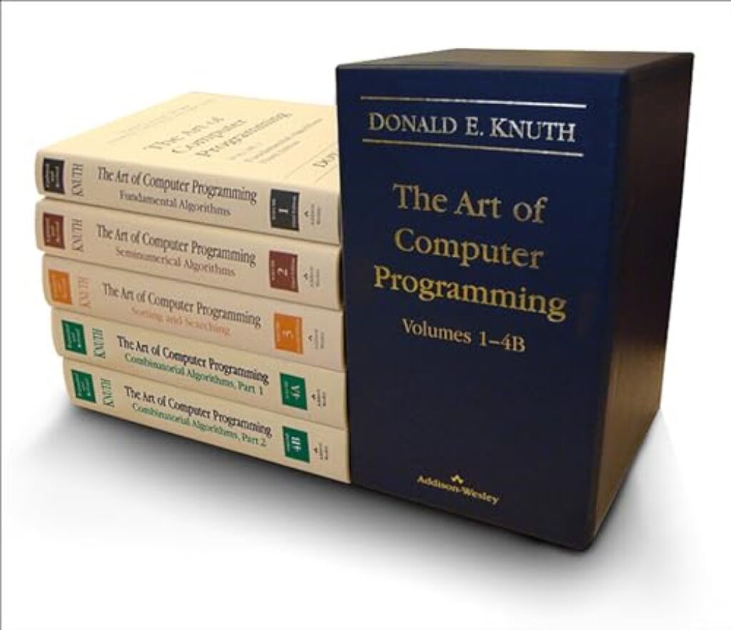 1711847710 41F3TgFTpVL Art of Computer Programming, The, Volumes 1-4B, Boxed Set (Art of Computer Programming, 1-4) Edu Expertise Hub Programming