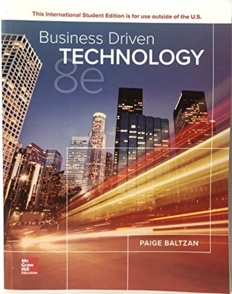 1711922993 51yiWJ9CSHL Business Driven Technology 8th edition Edu Expertise Hub Business Technology