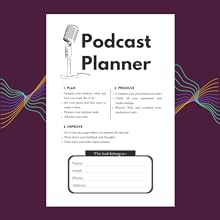 Podcast Planner, Planning Podcast, Podcast Episode Planner, Episode Notebook, Episode Planner
