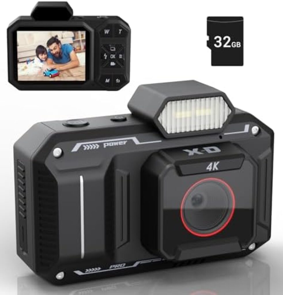 1713806731 41uCqGFuVwL. AC Digital Camera for Photography 48MP - 4K Vlogging Video Cameras with 2.8" Screen - Compact and Portable for Kids Teens Beginners - 18X Zoom Point & Shoot Camara - Include 32G Sd Card - Black Edu Expertise Hub Digital Audio Video & Photography