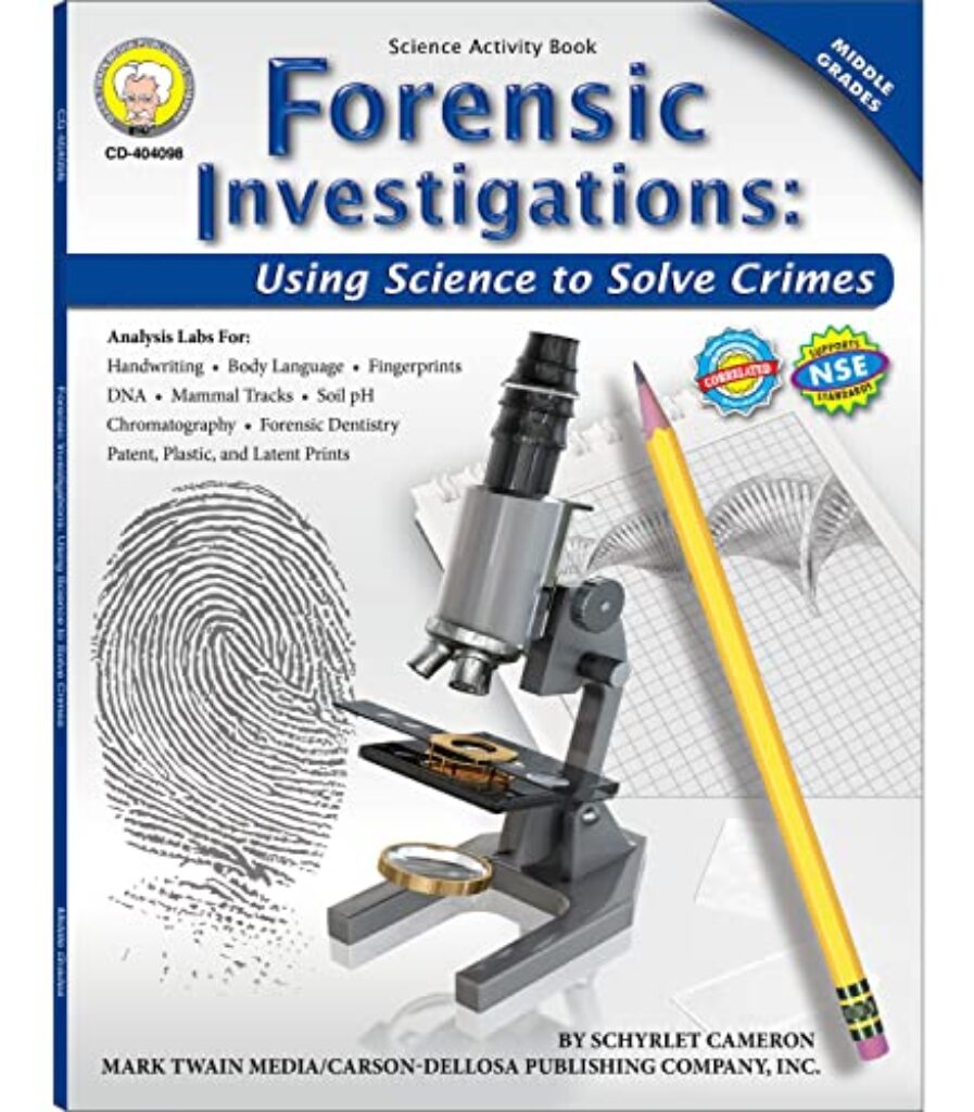 5132z2mduL Mark Twain Forensic Investigations Workbook, Using Science to Solve High Crimes Middle School Books, Critical Thinking for Kids, DNA and Handwriting Analysis Labs, Classroom or Homeschool Curriculum Edu Expertise Hub eBay