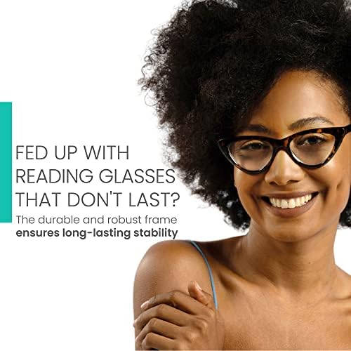 515UdRjbvQL. AC Tortoise Cat Eye Reading Glasses for Women to Look Stylish, Fashionable with High Vision - Comfortable Spring Hinges for All Face Shapes Womens Reading Glasses - Sturdy Readers - Reading Glasses 1.75 Edu Expertise Hub Tablets & E-Readers