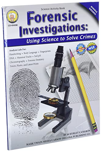 51MHOea79KL Mark Twain Forensic Investigations Workbook, Using Science to Solve High Crimes Middle School Books, Critical Thinking for Kids, DNA and Handwriting Analysis Labs, Classroom or Homeschool Curriculum Edu Expertise Hub eBay