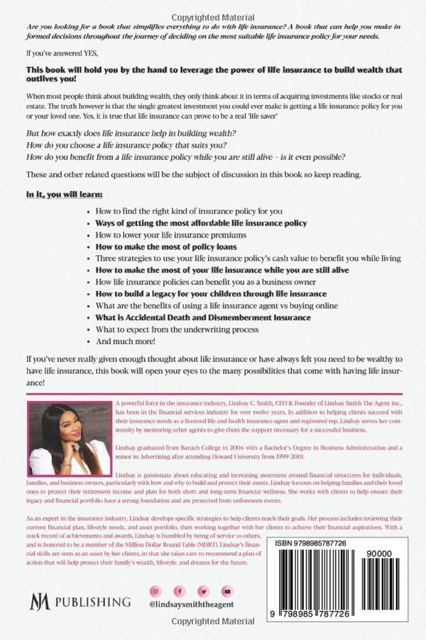 615uDnjlcbL Creating Wealth Through Life Insurance: How to Understand the Types of Life Insurance, Learn the Best Polices for you and how you can use cash value to create Financial Freedom Edu Expertise Hub Insurance
