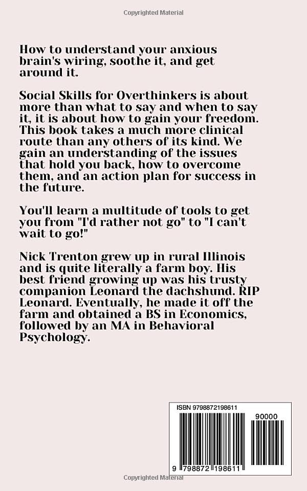 61LqGk7dKtL Social Skills for the Overthinker: Beat Self-Sabotage, Escape Your Comfort Zone, and Get Out Of Your Head (The Path to Calm) Edu Expertise Hub Skills