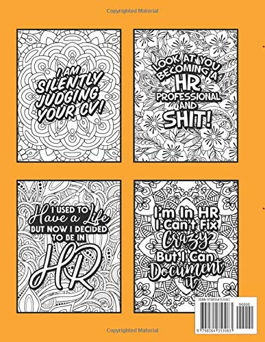 61jATFb2VQL Human Resources Coloring Book: A Snarky & Humorous HR Adult Coloring Book for Stress Relief | Funny Gifts for Human Resources Professionals. Edu Expertise Hub Human Resources