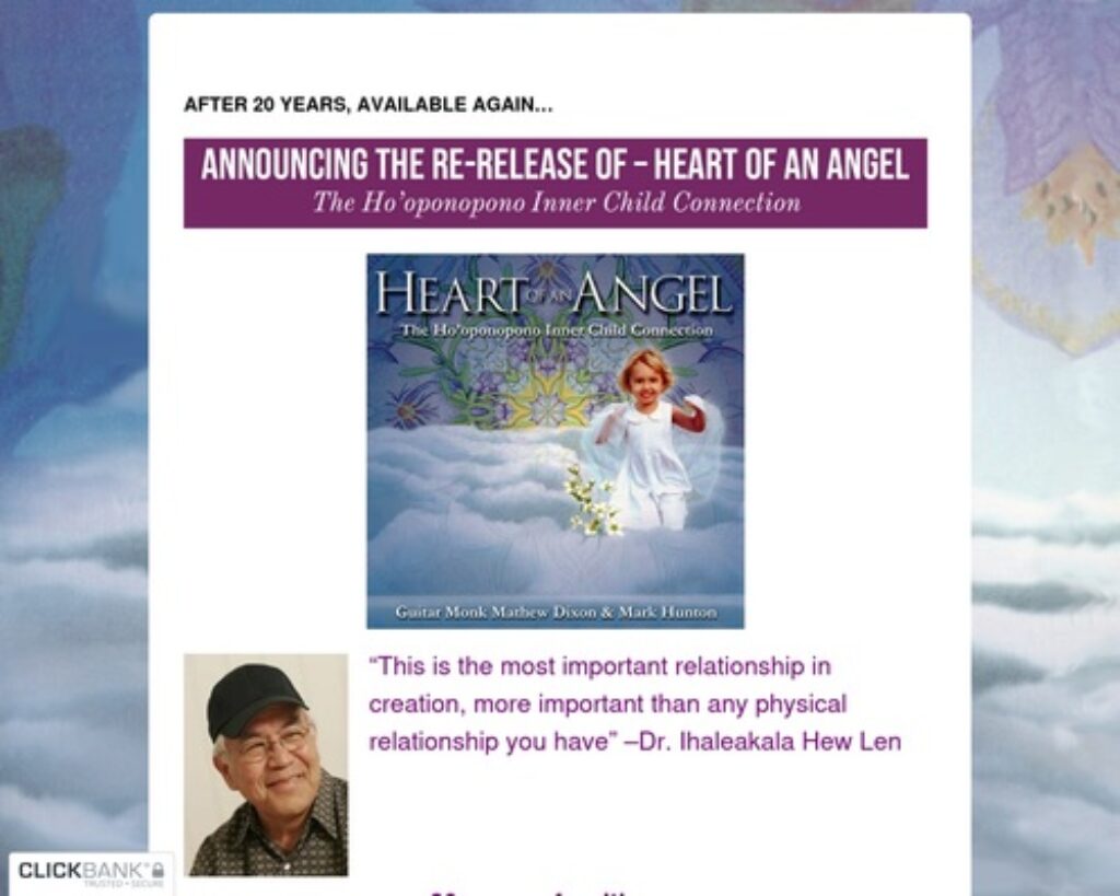 heartoa x400 thumb Heart of an Angel | Zero Limits Music Ho'oponopono Edu Expertise Hub Blog Marketing