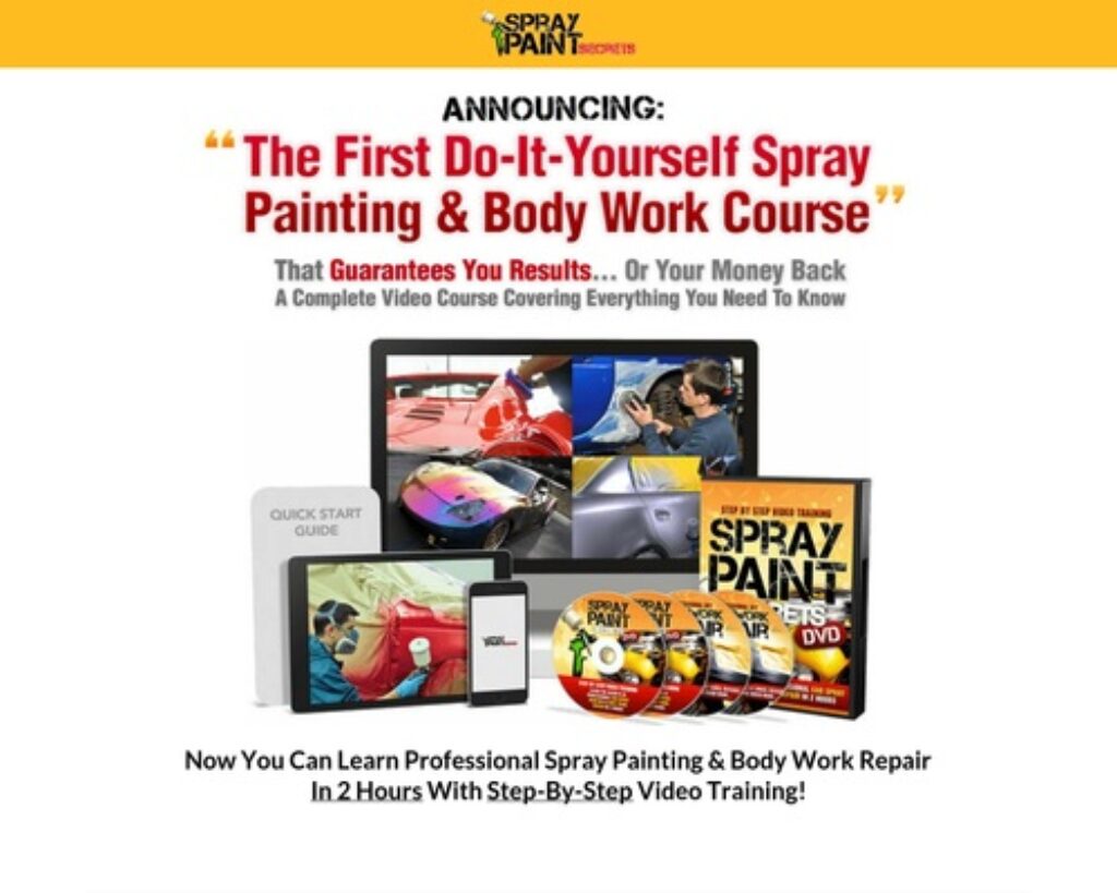 spraypaint x400 thumb SprayPaintVideos® - How To Spray Paint Your Car - Auto Painting & Bodywork Repair Edu Expertise Hub Video Marketing