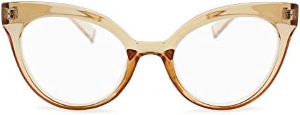 1714601117 31hheRug0JL. AC Champagne Oversized Cat Eye Reading Glasses for Women to Look Stylish, Fashionable with High Vision - Comfortable for All Face Shape Womens Reading Glasses - Sturdy Readers - Reading Glasses 1.0 Edu Expertise Hub Tablets & E-Readers