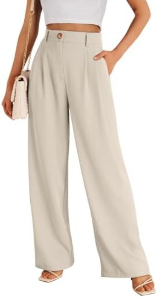 1715035356 31lt7pcBEkL. AC LILLUSORY Wide Leg Dress Pants Women's High Waisted Dressy Trousers Edu Expertise Hub Women & Business