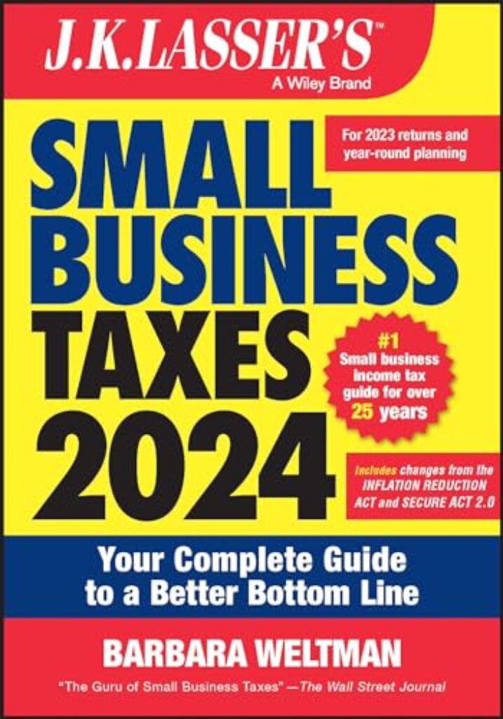 1715613173 51olMu98sdL J.K. Lasser's Small Business Taxes 2024: Your Complete Guide to a Better Bottom Line Edu Expertise Hub Taxation