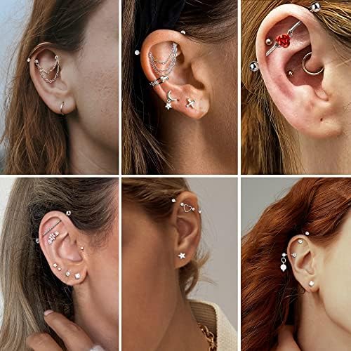 51p5gLWIcPL. AC ZELORES 14G Industrial Piercing Jewelry Stainless Steel Industrial Earring for Women Men Snake Chain Dangle Cartilage Helix Piercing Jewelry Industrial Piercing Bar 38MM Edu Expertise Hub Industries