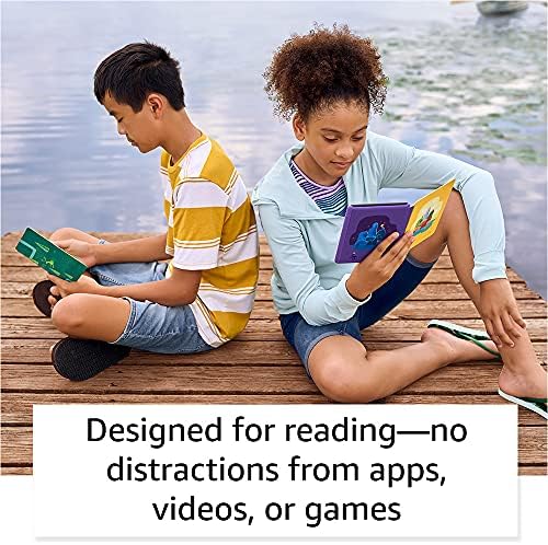 Kindle Paperwhite Kids – kids read, on average, more than an hour a day with their Kindle - 16 GB, Emerald Forest Edu Expertise Hub Tablets & E-Readers