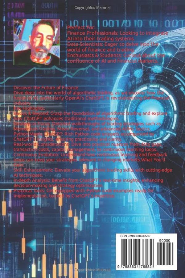 619UpqVLI L AI in Financial Markets: A Guide to Algorithmic Trading with ChatGPT: Python Code. CHATGPT Assistance. Basics to Advanced. Traditional and AI/ML Trading. (FINANCE) Edu Expertise Hub Ai in Marketing