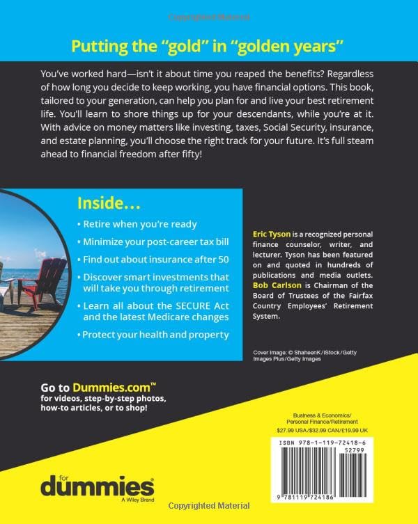 61aw6yM2GhL Personal Finance After 50 For Dummies (For Dummies (Business & Personal Finance)) Edu Expertise Hub Personal Finance