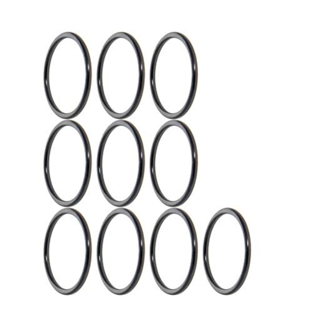 1717712889 41o5rQ2yDtL Yinpecly 10Pcs 1.18" ID x 0.12" Thickness O Ring Buckle Zinc Alloy O-Rings Fasteners 30mm x 3mm for DIY Accessories Purse Straps Backpacks Bags Belts Craft Hardware Black Tone Edu Expertise Hub Hardware & DIY