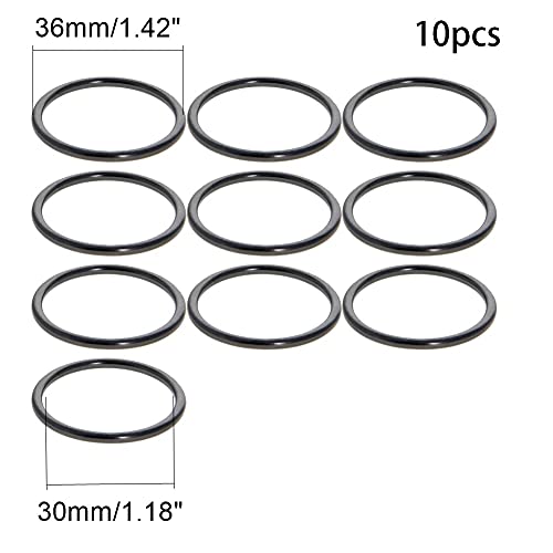 41DbFqi+FjL Yinpecly 10Pcs 1.18" ID x 0.12" Thickness O Ring Buckle Zinc Alloy O-Rings Fasteners 30mm x 3mm for DIY Accessories Purse Straps Backpacks Bags Belts Craft Hardware Black Tone Edu Expertise Hub Hardware & DIY