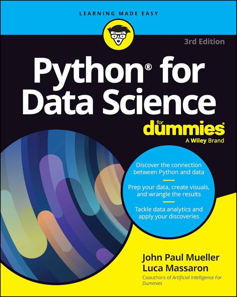 1724520986 711kQVlWN4L. SL1500 Python for Data Science For Dummies (For Dummies (Computer/tech)) Edu Expertise Hub data science