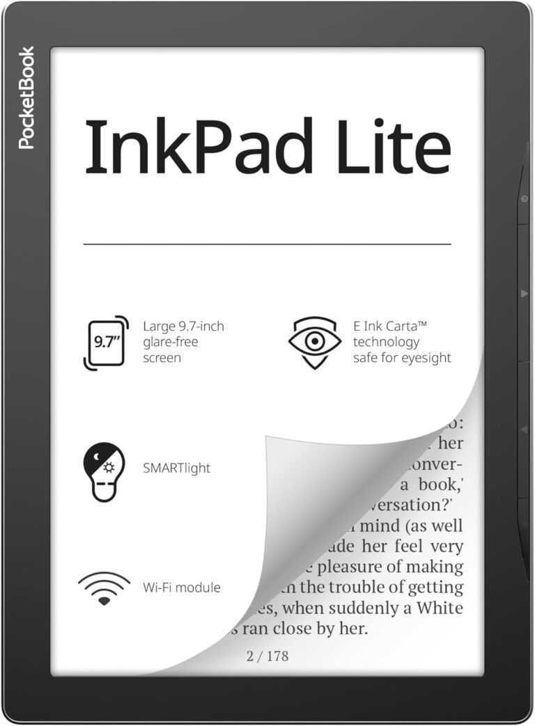 1724737508 61UVHKbbKNL. AC SL1500 PocketBook InkPad Lite | E-Book Reader with Large E-Ink Screen 9.7ʺ | Glare-Free & Eye-Friendly E-Reader | Wi-Fi | Adjustable SMARTlight | Micro-SD Slot | E-Readers for Kids, Adults & Seniors Edu Expertise Hub Tablets & E-Readers