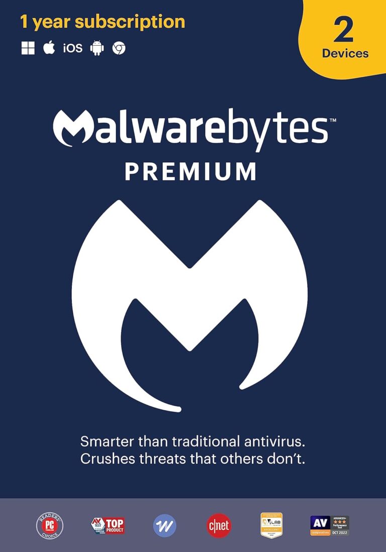 1724953957 71rsrG965bL. AC SL1500 Malwarebytes Premium Software | Amazon Exclusive | 18 Months, 2 Devices (Windows, Mac OS, Android, Apple iOS, Chrome) [software_key_card] Edu Expertise Hub Software