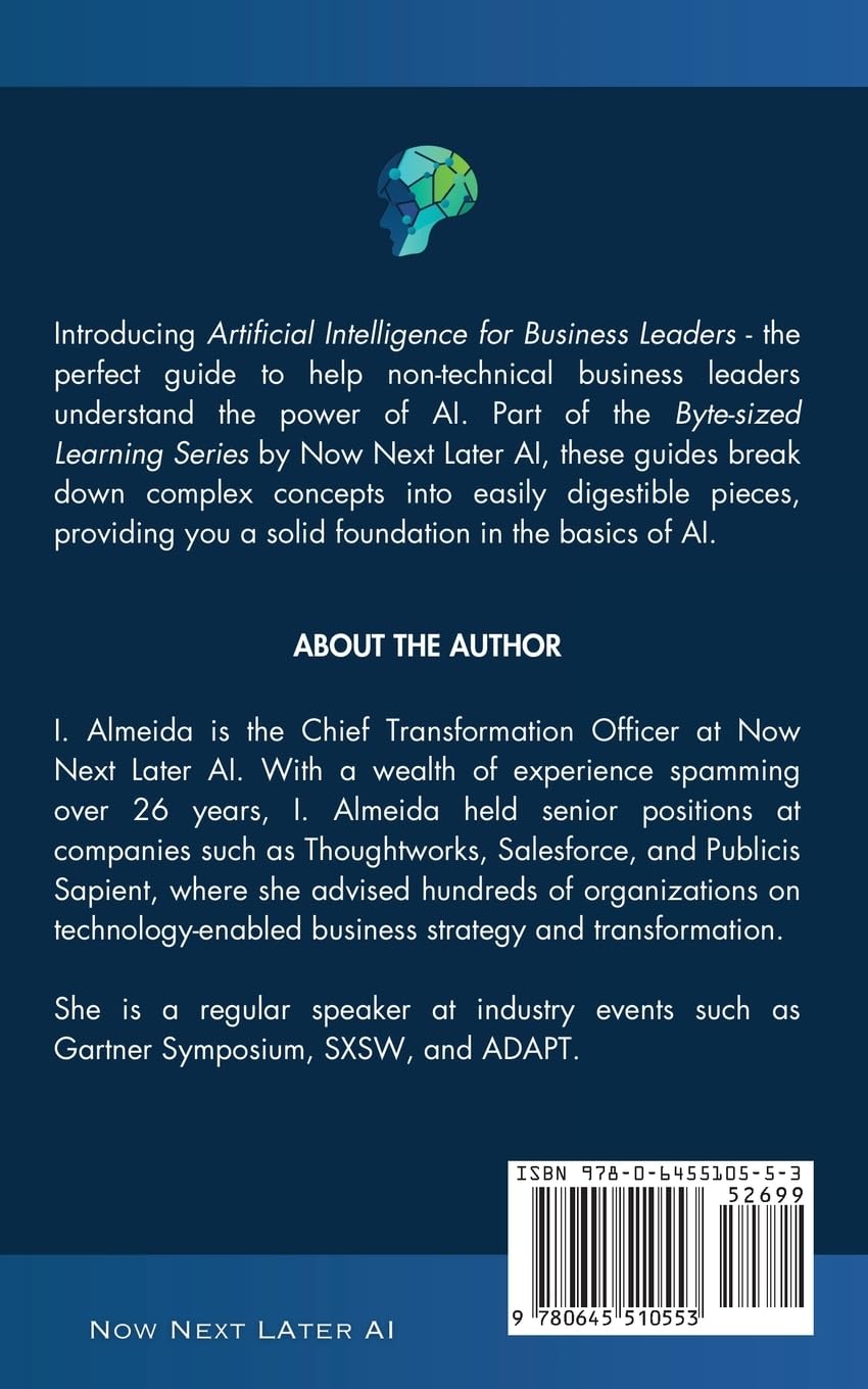 610RtJCbYHL. SL1360 Artificial Intelligence Fundamentals for Business Leaders: Up to Date With Generative AI (Byte-sized Learning) Edu Expertise Hub Generative AI