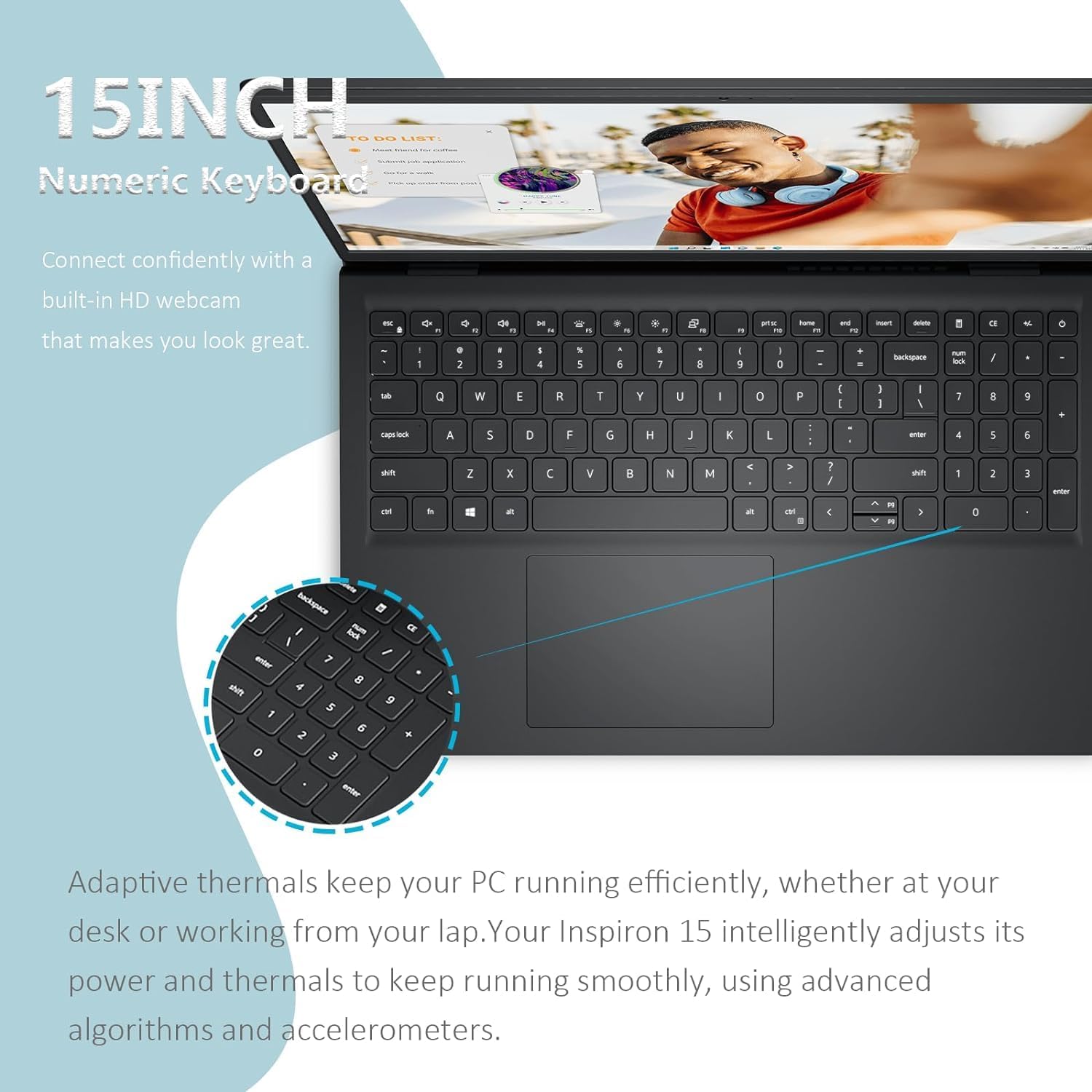 71tWCn6o5BL. AC SL1500 Dell 2023 Newest Inspiron 15 Business Laptop, 15.6" FHD Touchscreen, AMD Ryzen 5-7530U (6-core) Processor, 8GB RAM, 512GB SSD, AMD Radeon Graphics, Wi-Fi, Webcam, USB-A&C, Windows 11 Home Edu Expertise Hub Web Development & Design laptops desktops