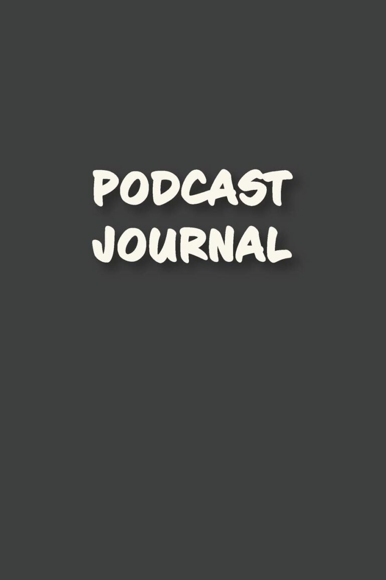 1725569825 517WFbkjS L. SL1360 Podcast Journal: Organize Notes and Key Ideas of Your Favorite Podcast Episodes Edu Expertise Hub Podcasts & Webcasts