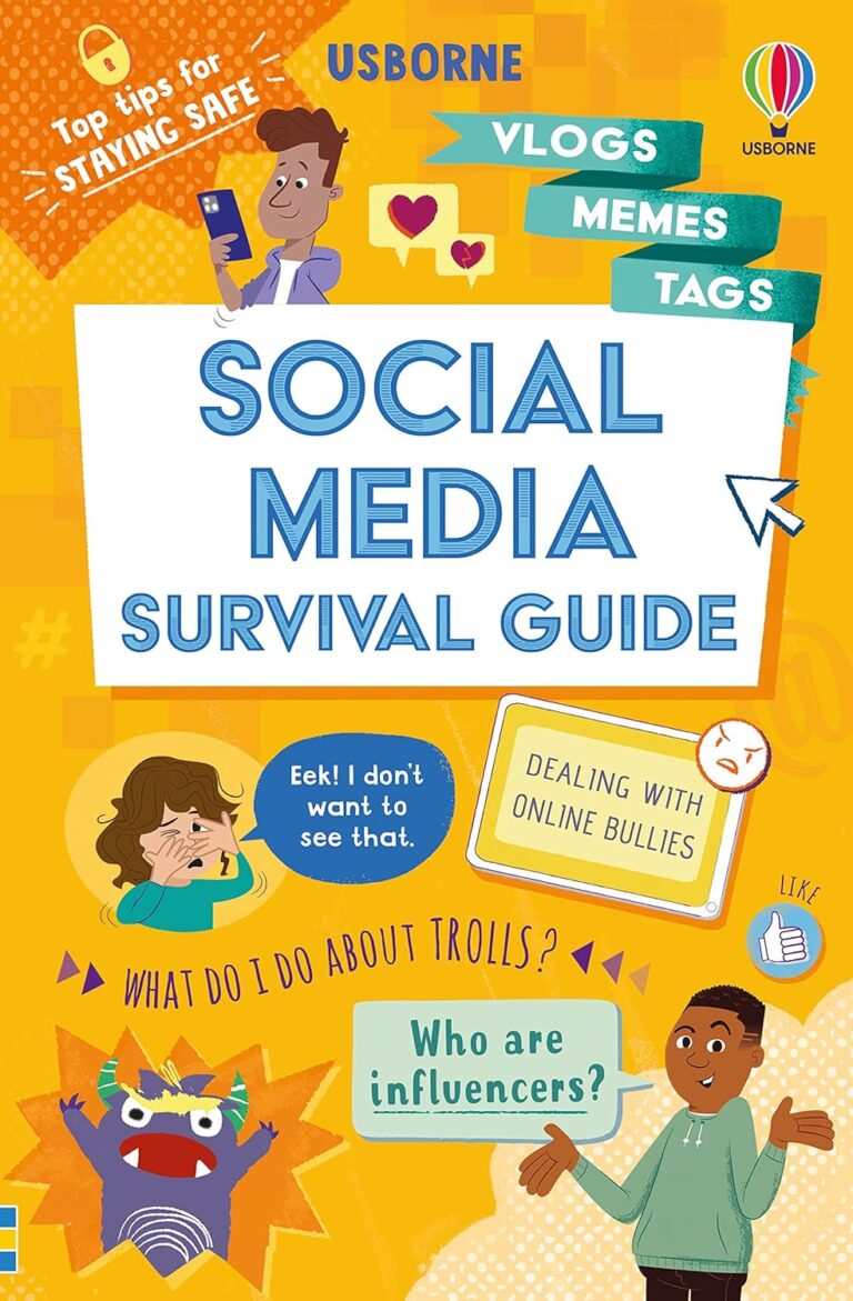 1725641934 81kFDVkuxqL. SL1500 Social Media Survival Guide (Usborne Life Skills) Edu Expertise Hub Social media