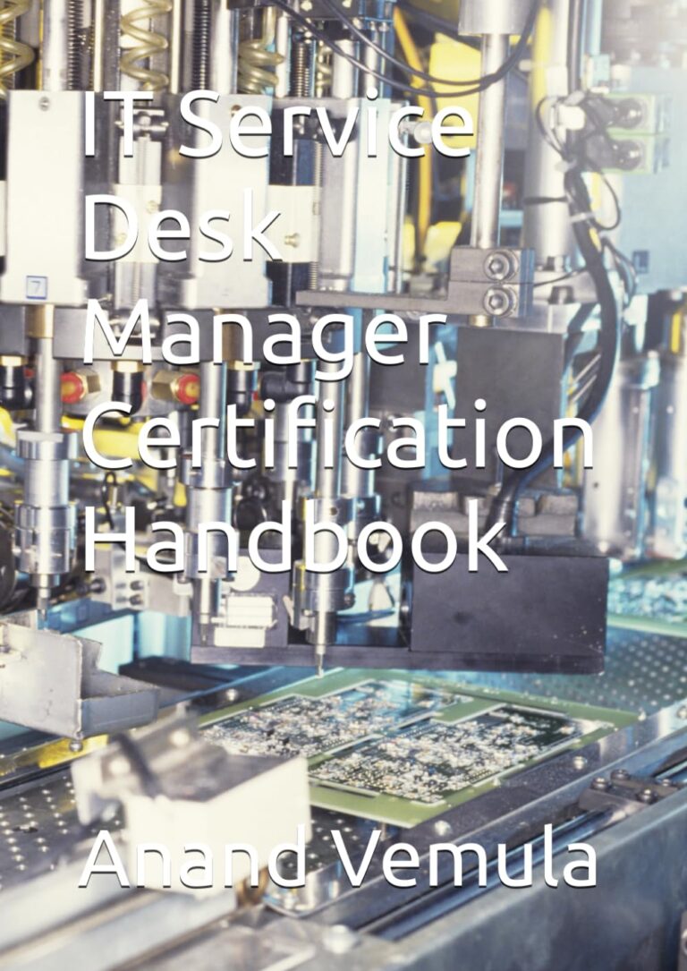 1725676839 710JOGMDvDL. SL1413 IT Service Desk Manager Certification Handbook Edu Expertise Hub IT Certification