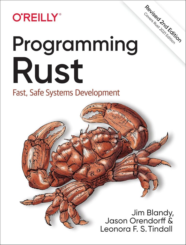 1726146399 813Bmx4rYCL. SL1500 Programming Rust: Fast, Safe Systems Development Edu Expertise Hub Programming languages