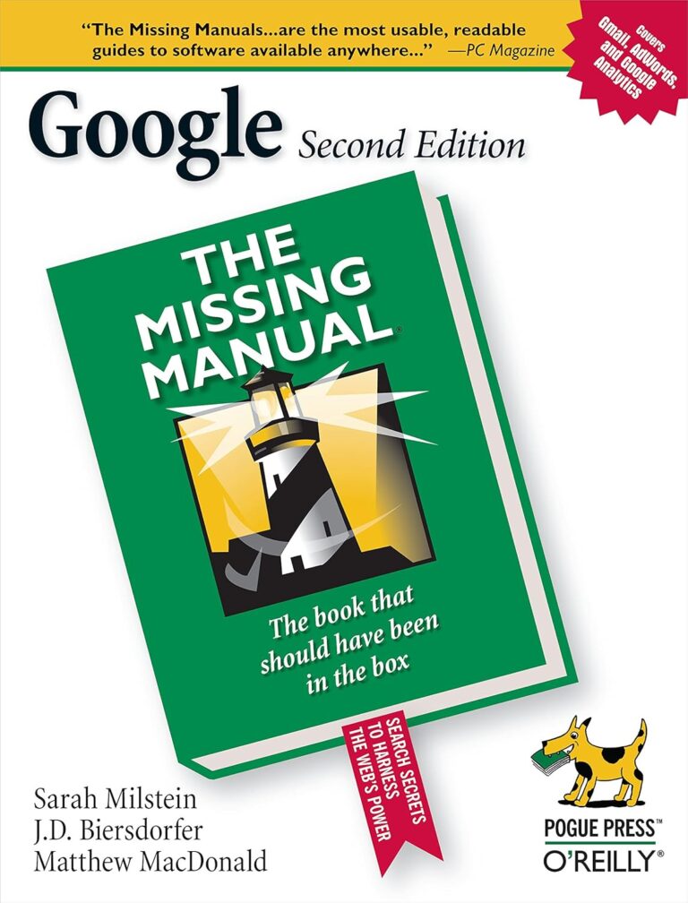 1726653330 81cKmBLJInL. SL1500 Google: The Missing Manual Edu Expertise Hub Web Browsers