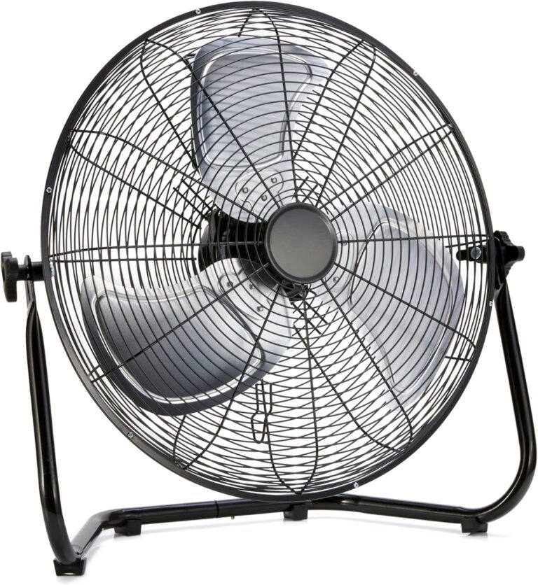 1726833597 81YoJFR2mmL. AC SL1500 Amazon Basics 18-Inch High-Velocity Industrial Floor Fan with 3 Speeds, Metal Construction and Aluminum Blades, Ideal for Industrial & Commercial Spaces, 100W, Black, 8.27"D x 21.85"W x 21.5"H Edu Expertise Hub Industries