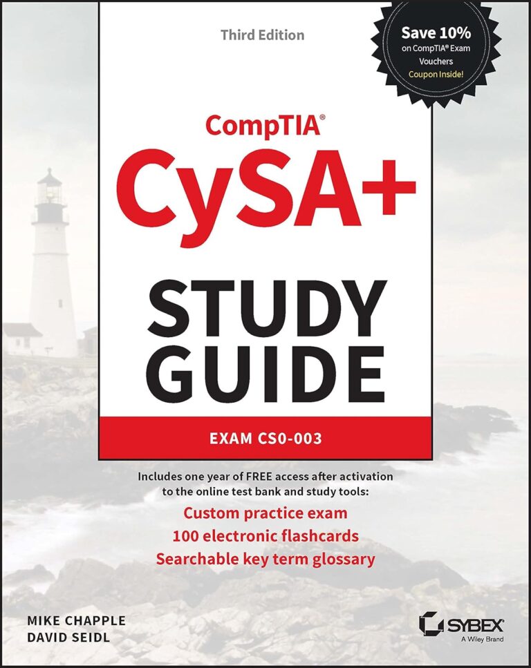 1726868468 81xafCzcqRL. SL1500 CompTIA CySA+ Study Guide: Exam CS0-003 (Sybex Study Guide) Edu Expertise Hub IT Certification