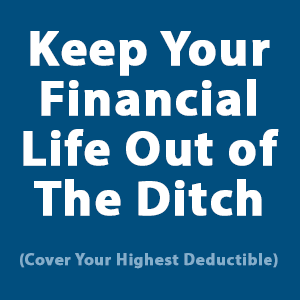 keep your financial life out of the ditch