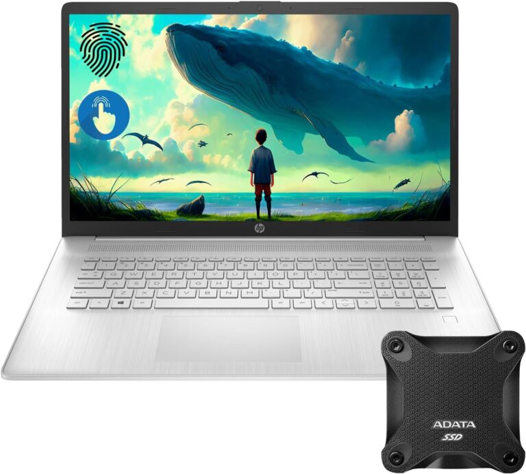 1728098276 71pHkx86 2L. AC SL1500 HP 17.3" Laptop, HD+ Touchscreen, Intel Quad-Core N200 Processor, 16GB RAM, 1TB SSD, Fingerprint Reader, Numeric Keypad, Webcam, HDMI, Wi-Fi 6, Bluetooth, Windows 11 Home, Silver Edu Expertise Hub Web Development & Design laptops desktops