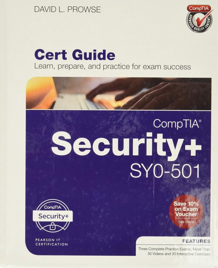 1728170579 81mGcDc3pTL. SL1500 CompTIA Security+ SY0-501 Cert Guide (Certification Guide) Edu Expertise Hub IT Certification