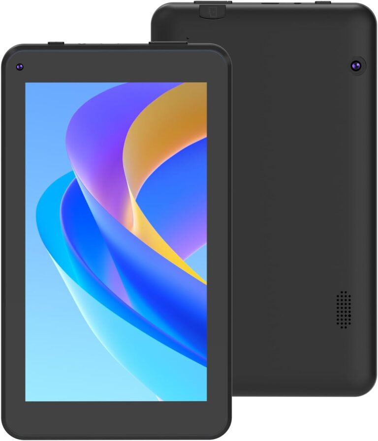 1728495646 51lByYpZ5mL. AC SL1500 Android 12 Tablet 7 inch Tablets, 4GB RAM 32GB Storage 512GB Expand Quad-Core Processor Tablet PC, 1024 x 600 IPS HD Touch Screen, 2MP+5MP Dual Camera, 3000mAh Battery, WiIFi6, Bluetooth, GMS, Black Edu Expertise Hub Tablets & E-Readers