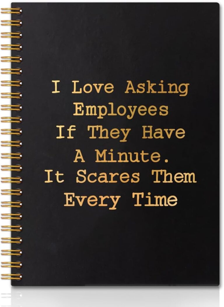 1729508023 61OvPrW8bxL. AC SL1200 I Love Asking Employees Gold Foil Hardcover 160 Pages Spiral Notebooks, Inspirational Gift for HR, Funny Human Resources Gifts, Leaving Thank You Gift for HR Worker, Christmas Office Gift Edu Expertise Hub Human Resources