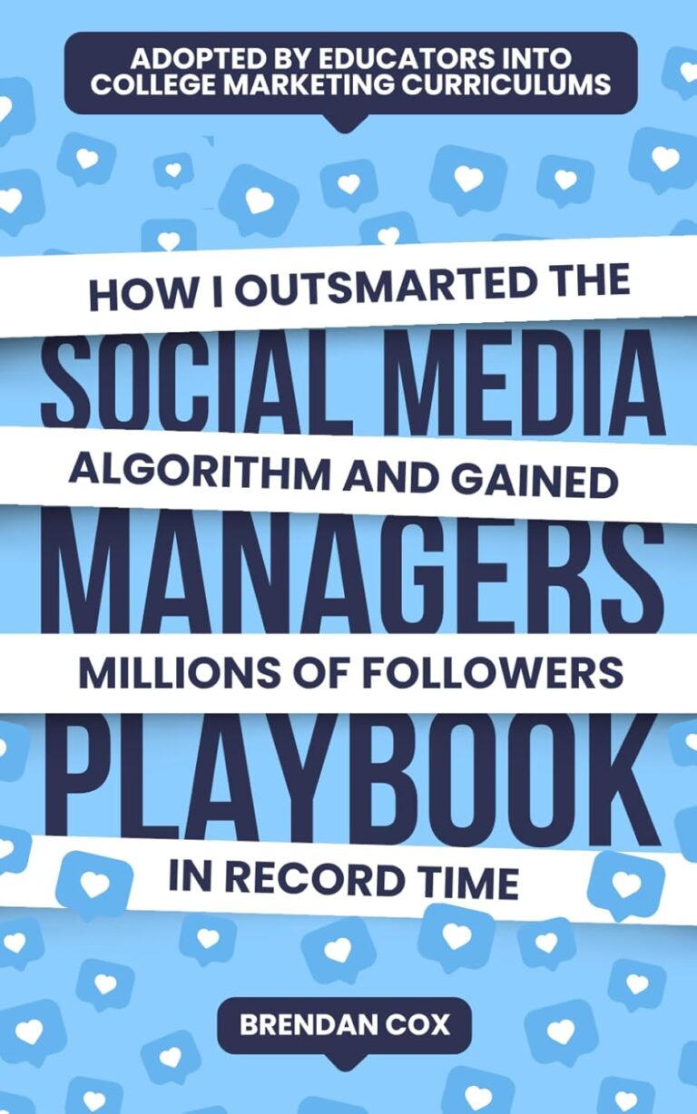 1729617457 71Npyr7RRwL. SL1500 The Social Media Manager’s Playbook: How I Outsmarted The Algorithm and Gained Millions of Followers in Record Time Edu Expertise Hub Social Media for Business