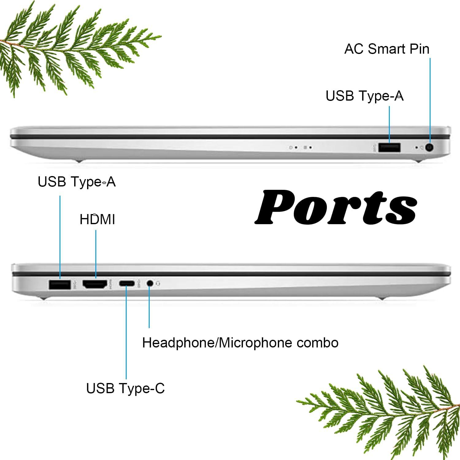 61k7gEOtEhL. AC SL1500 HP 17.3" Laptop, HD+ Touchscreen, Intel Quad-Core N200 Processor, 16GB RAM, 1TB SSD, Fingerprint Reader, Numeric Keypad, Webcam, HDMI, Wi-Fi 6, Bluetooth, Windows 11 Home, Silver Edu Expertise Hub Web Development & Design laptops desktops