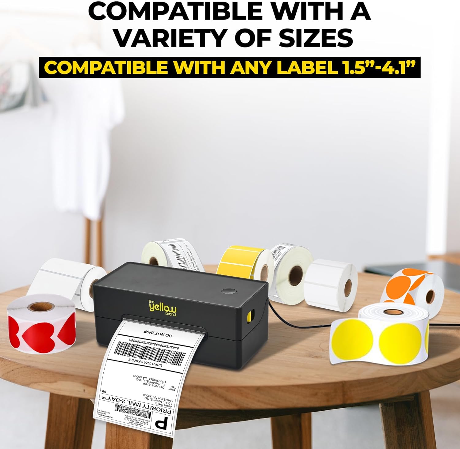 71f B2+VAWL. AC SL1500 Label Printer, Bluetooth Thermal Printer, 4x6 Shipping Label Printer, Thermal Label Printer Desktop or Phone, Compatible with iPhone, Android, Windows, Mac, Chromebook, Amazon, Ebay, UPS.USPS Edu Expertise Hub eBay