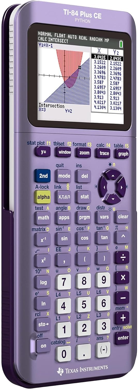 71o2hGYqbKL. AC SL1500 TI-84 Plus CE Python Enhanced Graphing plus Software, Iris/Purple Edu Expertise Hub Software