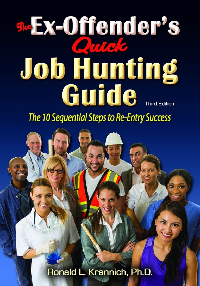 81SX5V4zHL. SL1500 The Ex-Offender's Quick Job Hunting Guide: The 10 Sequential Steps to Re-Entry Success Edu Expertise Hub Job Hunting & Careers