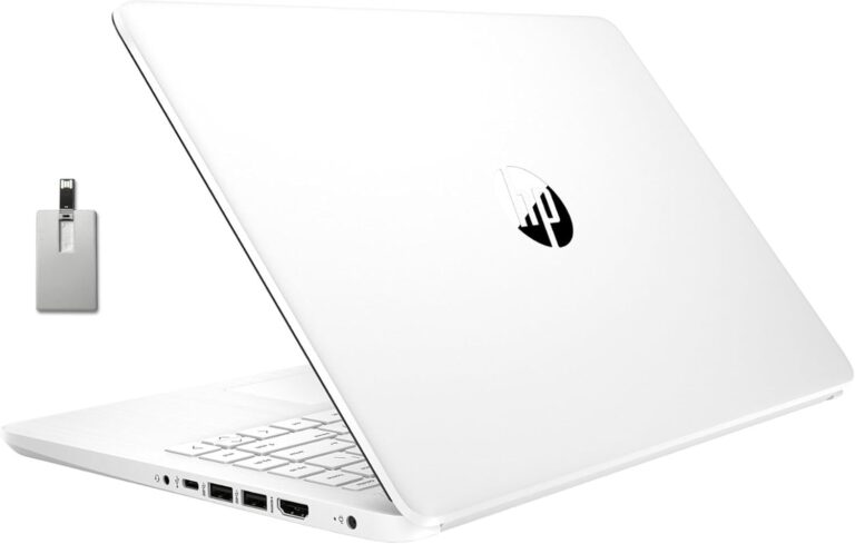 1730663053 61Nnbqooz7L. AC SL1500 HP Stream 14" HD BrightView Laptop, Intel Celeron N4120, 4GB RAM, 64GB Storage, Intel HD Graphics, 720p Webcam, 1 Year Office 365, White, Win 11 S, 32GB Hotface USB Card Edu Expertise Hub Web Development & Design laptops desktops