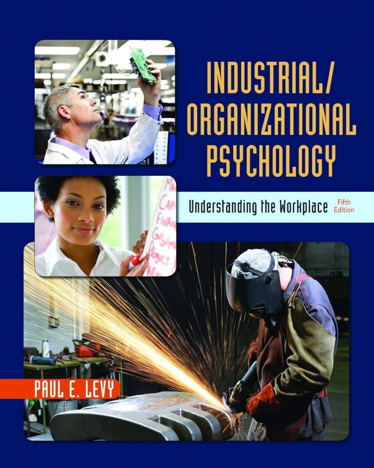 1731602741 81bu6G1sbsL. SL1500 Industrial/Organizational Psychology: Understanding the Workplace Edu Expertise Hub Industries