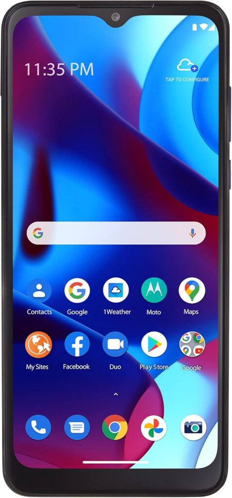 1731638725 71zGrrAe5NL. AC SL1500 Simple Mobile | Motorola Moto g Pure | Locked | 32GB | 4000 mAh Battery | 13 MP Dual Camera System | 6.5" Max Vision HD+ Display | Blue Edu Expertise Hub Mobile phones