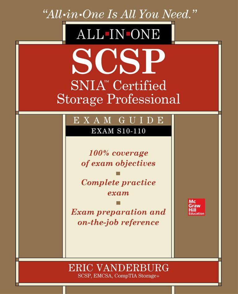 1732939585 61Utc7rXTcL. SL1377 SCSP SNIA Certified Storage Professional All-in-One Exam Guide (Exam S10-110) Edu Expertise Hub Networking & Cloud Computing